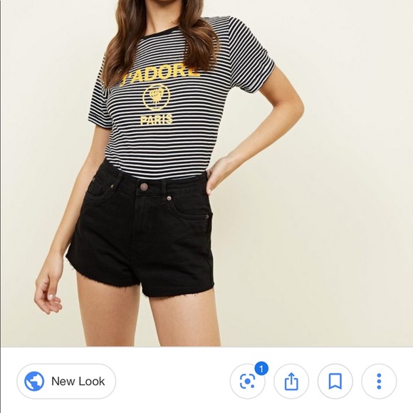 new look ladies denim shorts